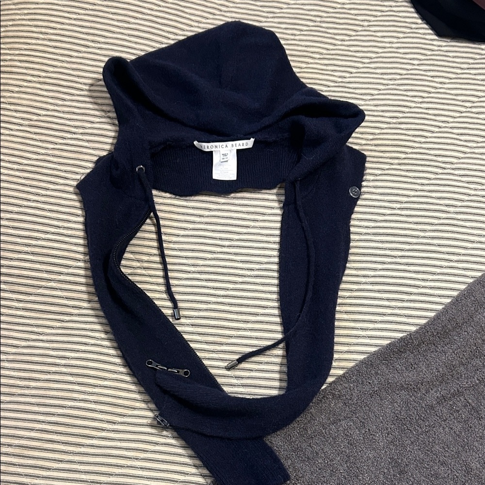 Veronica Beard Navy wool blend Dickey